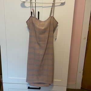 Tobi Pink Plaid Dress